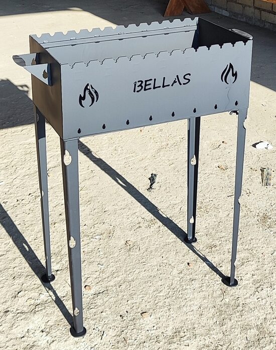 Гриль классический, маленький, со сьёмными ножками